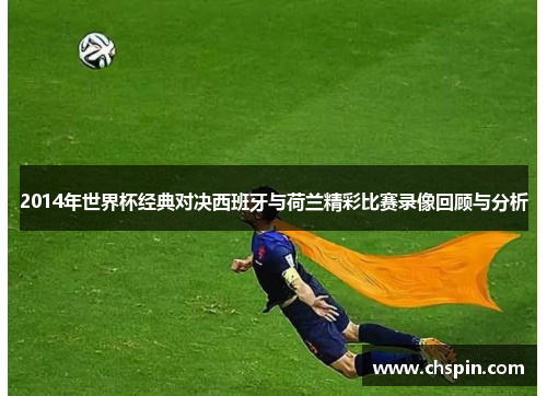 2014年世界杯经典对决西班牙与荷兰精彩比赛录像回顾与分析